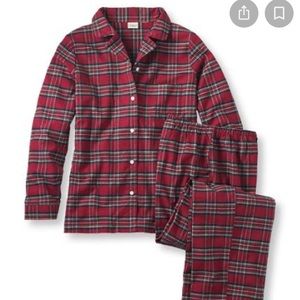 L.L. Bean Flannel PJ Set Size M